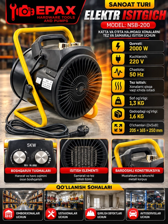 Elekron isitgich NSB-500 - 