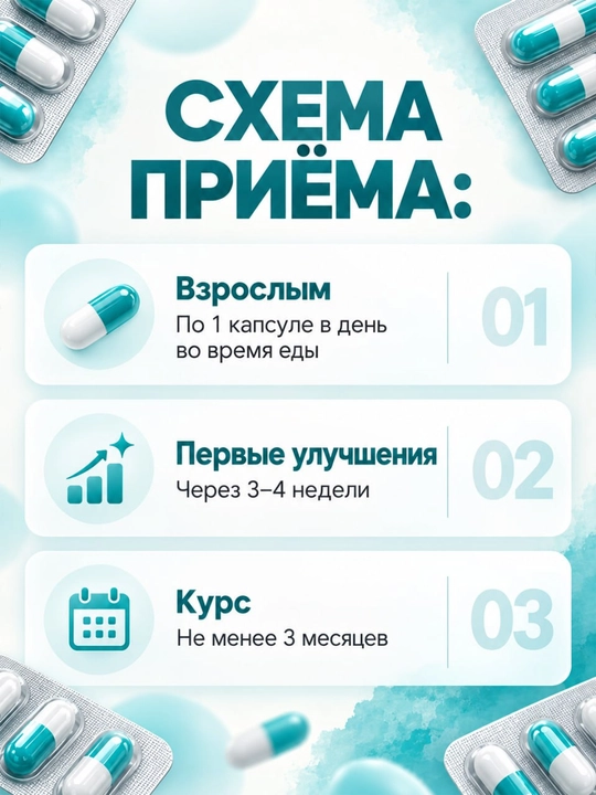 Neyrosmart – xotira, diqqat va asab tizimini qo‘llab-quvvatlash uchun, 30 kapsulalar