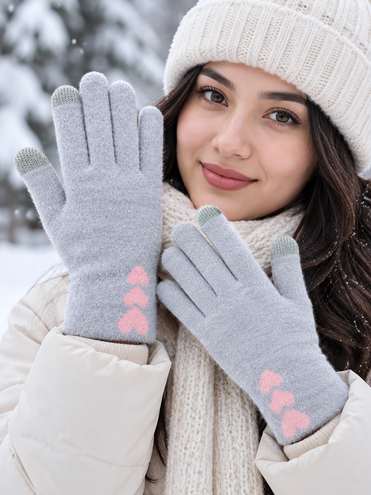 Ayollar uchun qishki issiq qo‘lqoplar, sensorli, telefon uchun, -30°C gacha