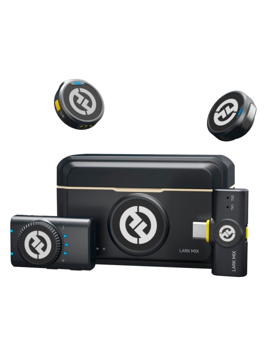 Hollyland LARK M2 Mini Combo Type-C + Camera — simsiz mikrofon tizimi - 