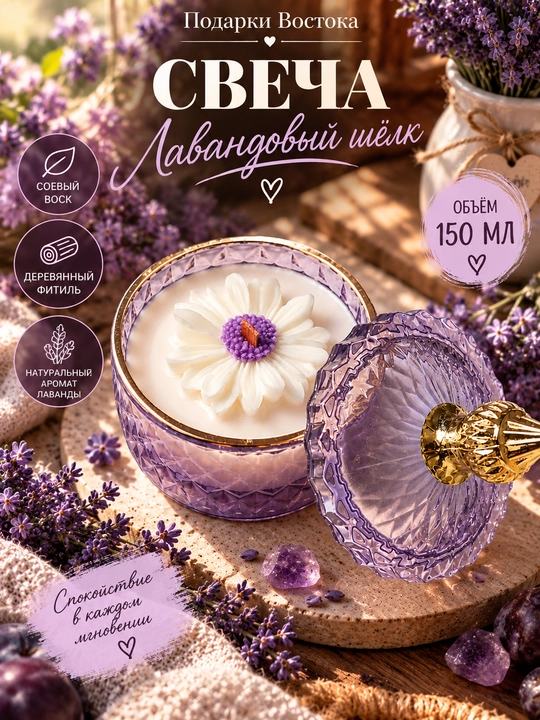 «Lavanda ipaklari» aromatik sham - 