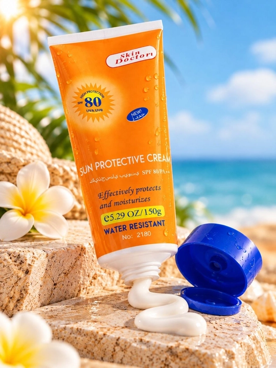 SPF krem,quyoshdan himoya qiluvchi krem Skin Doktor SPF 80 (yuz va tana uchun)