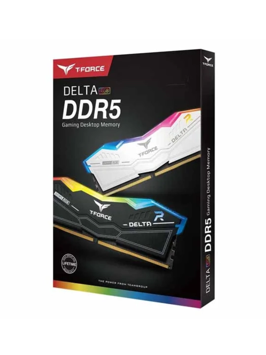 Operativ Xotira T-FORCE DELTA RGB 6000MHz DDR5 16GB 32GB 64GB Gaming