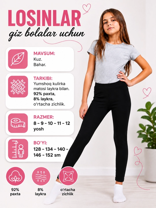 Qizlar uchun losina - 