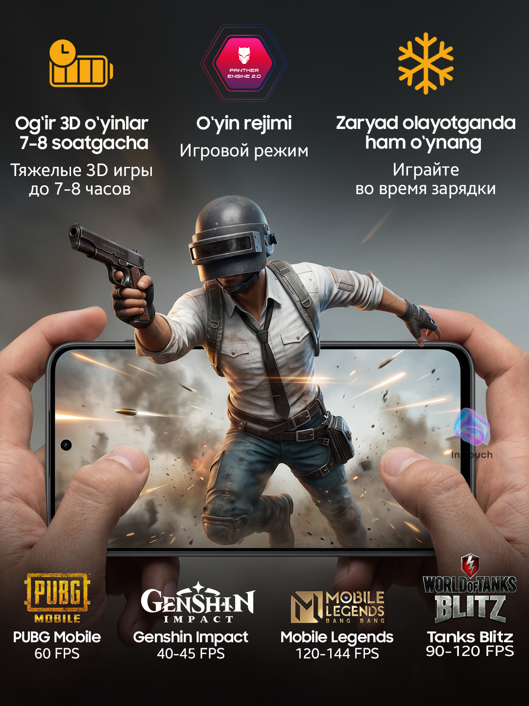Игровой смартфон TECNO POVA 8/ телефон Tecno Pova 8 Pro, 5G, 8/256 Gb