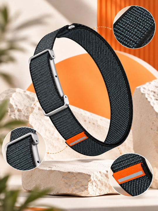 Neylon remeshk Google Fitbit Air uchun, qo'l uchun sport bilaguzuzgi - 
