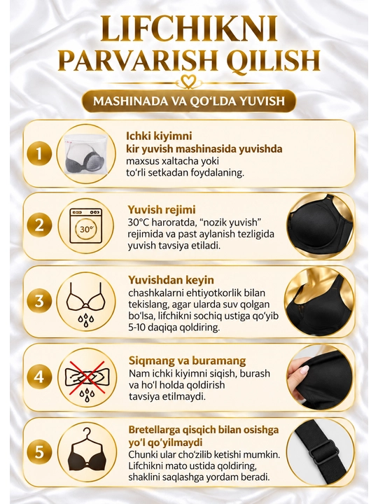 Ayollar ichki kiyimi katta o‘lchamli siynaband, choksiz, suyaklarsiz, 4XL-7XL giant topik