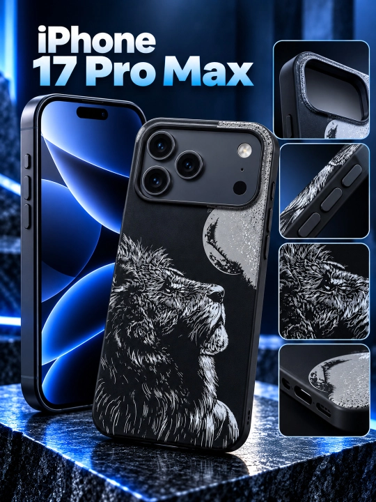 Чехол для iPhone 17 Pro, Pro Max, силиконовый чехол MagSafe - 