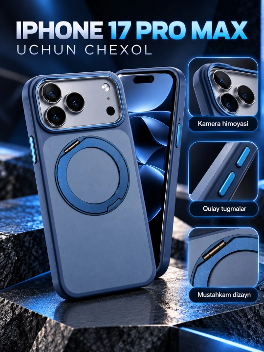 Чехол для iPhone 17 Pro, Pro Max, силиконовый чехол MagSafe - 