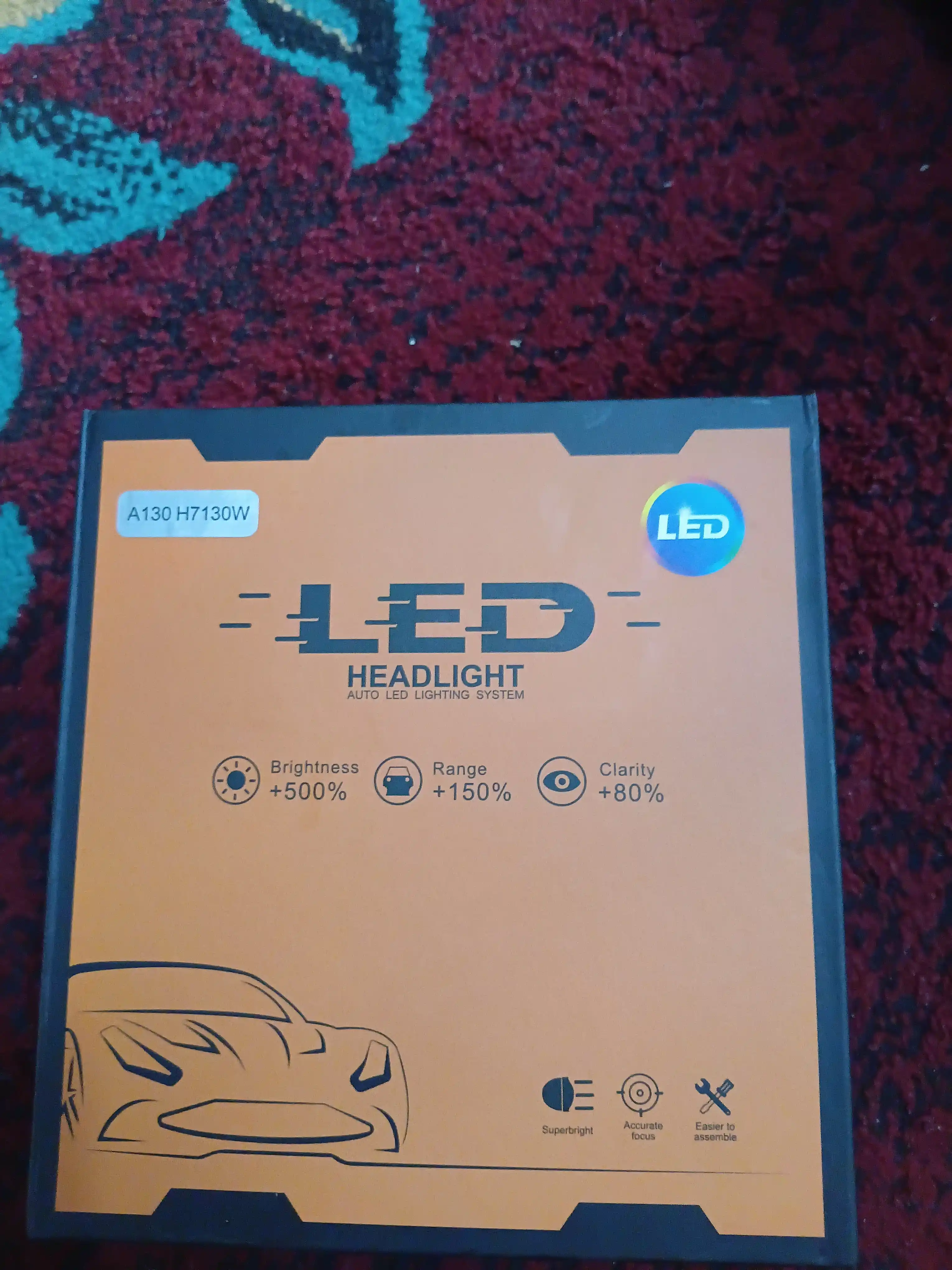Светодиодная лампа для фар автомобиля LED H4/ H7 линейный светодиод