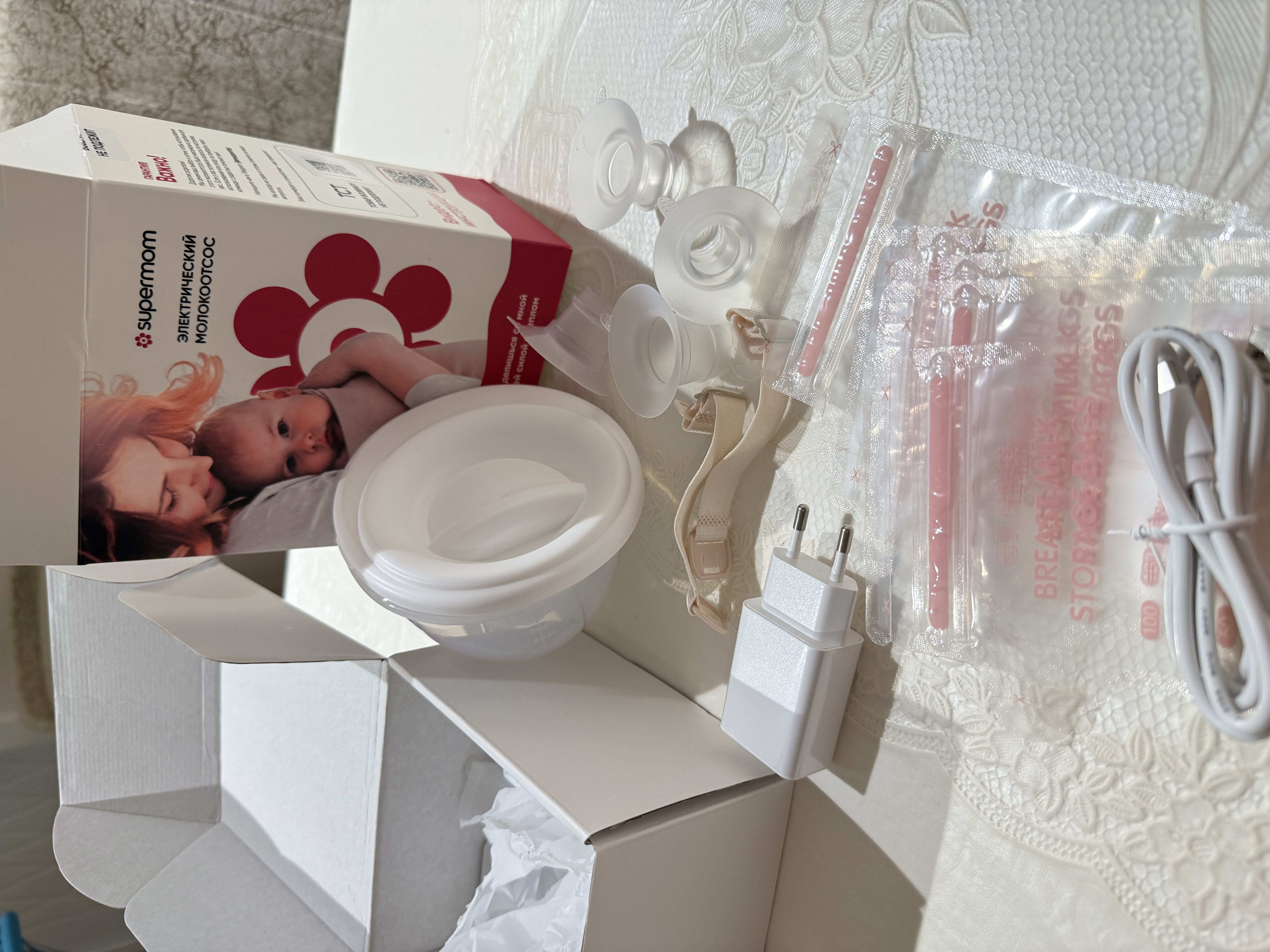 Elektr ko'krak suti sog'ish moslamasi, Supermom K7, 4 rejimli