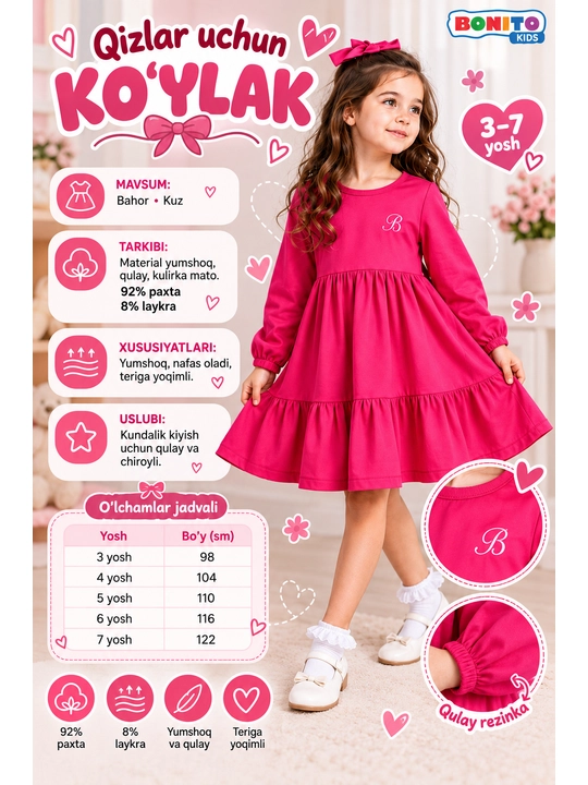 Qizlar uchun liboslar - 