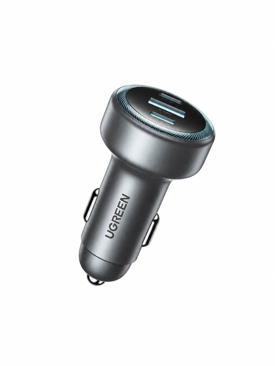 UGREEN EC307 avtomobil zaryadkasi, 3 portli, USB-C va USB-A, 30W