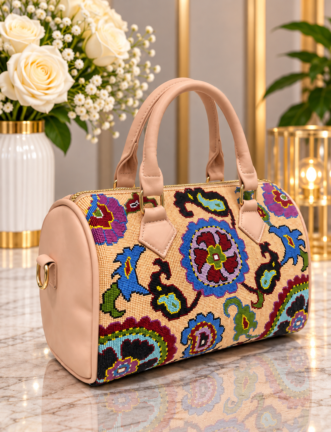 Ayollar sumkasi Barrel bag Model 726 iroqi