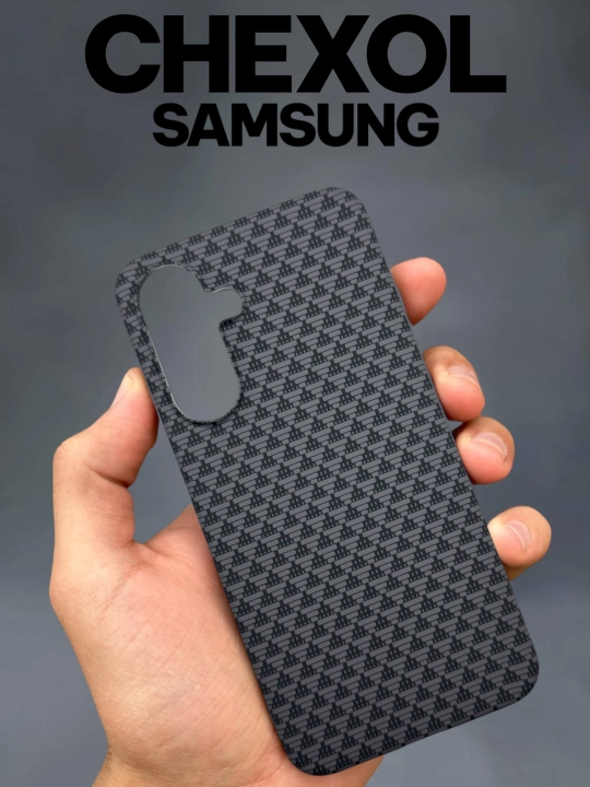 Сhexol samsung karbon  A56, A16, A17, A57, A54, A34, A15, A25, A14, A32, A51, A36 - 