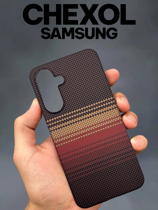 Сhexol samsung karbon  A56, A16, A17, A57, A54, A34, A15, A25, A14, A32, A51, A36 - 