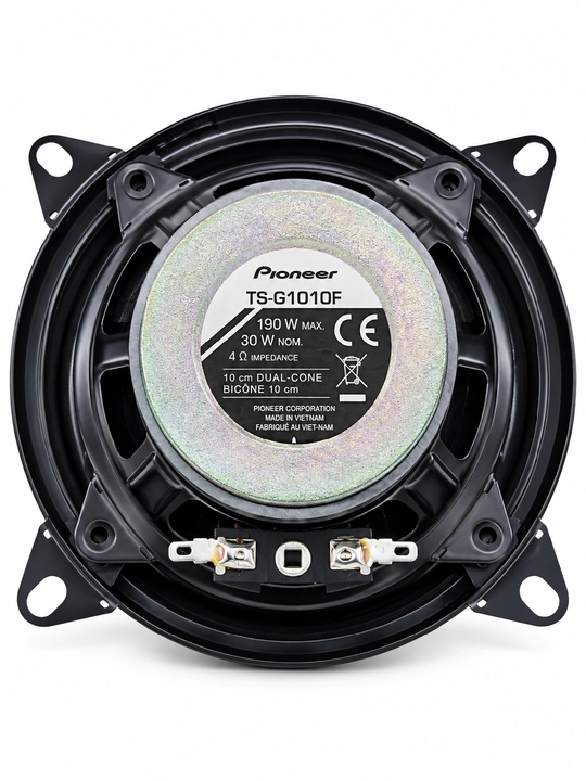 Pioneer TS-G1010F, 10 sm (4 dyuym), ikki konusli avtomobil kalonkasi