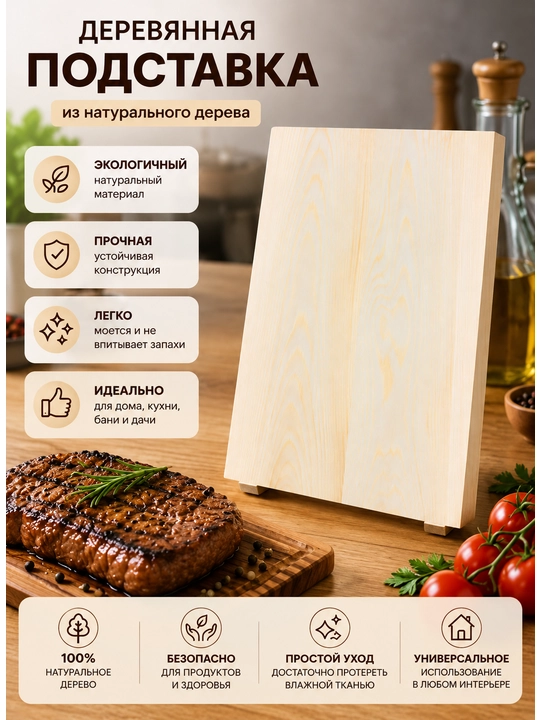 Деревянная доска, кухонная доска для нарезки и приготовления продуктов
