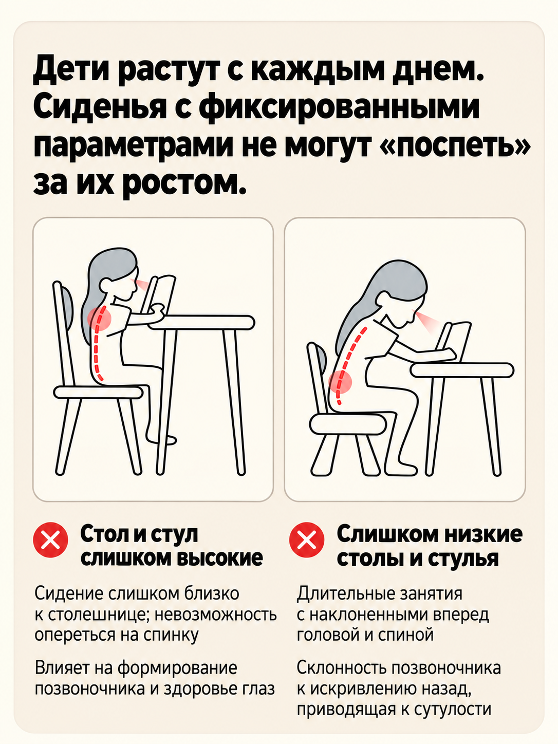 Детское учебное кресло с подлокотниками, подставкой для ног, регулируемое