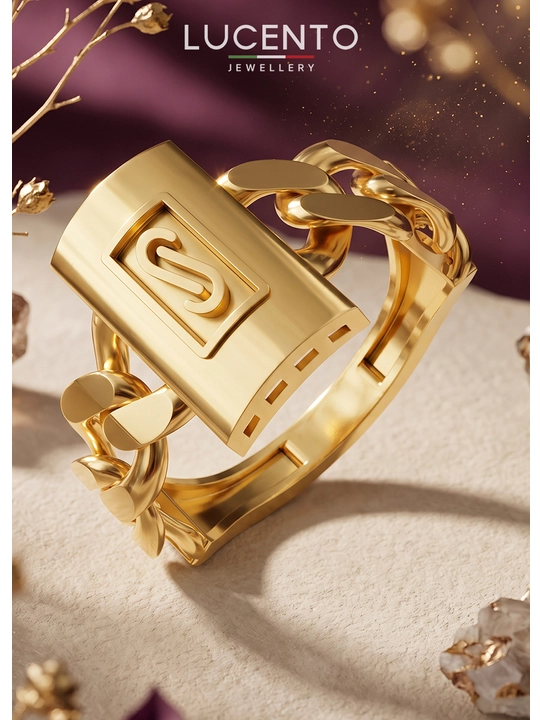 Золотое кольцо LUCENTO JEWELLERY 585 пробы