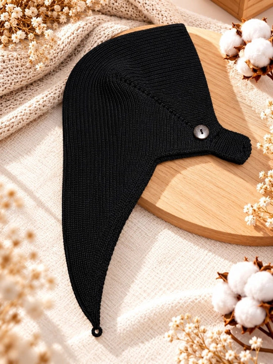 Ayollar va qizlar uchun qishki kosinka bandana, issiq to‘qilgan shapka