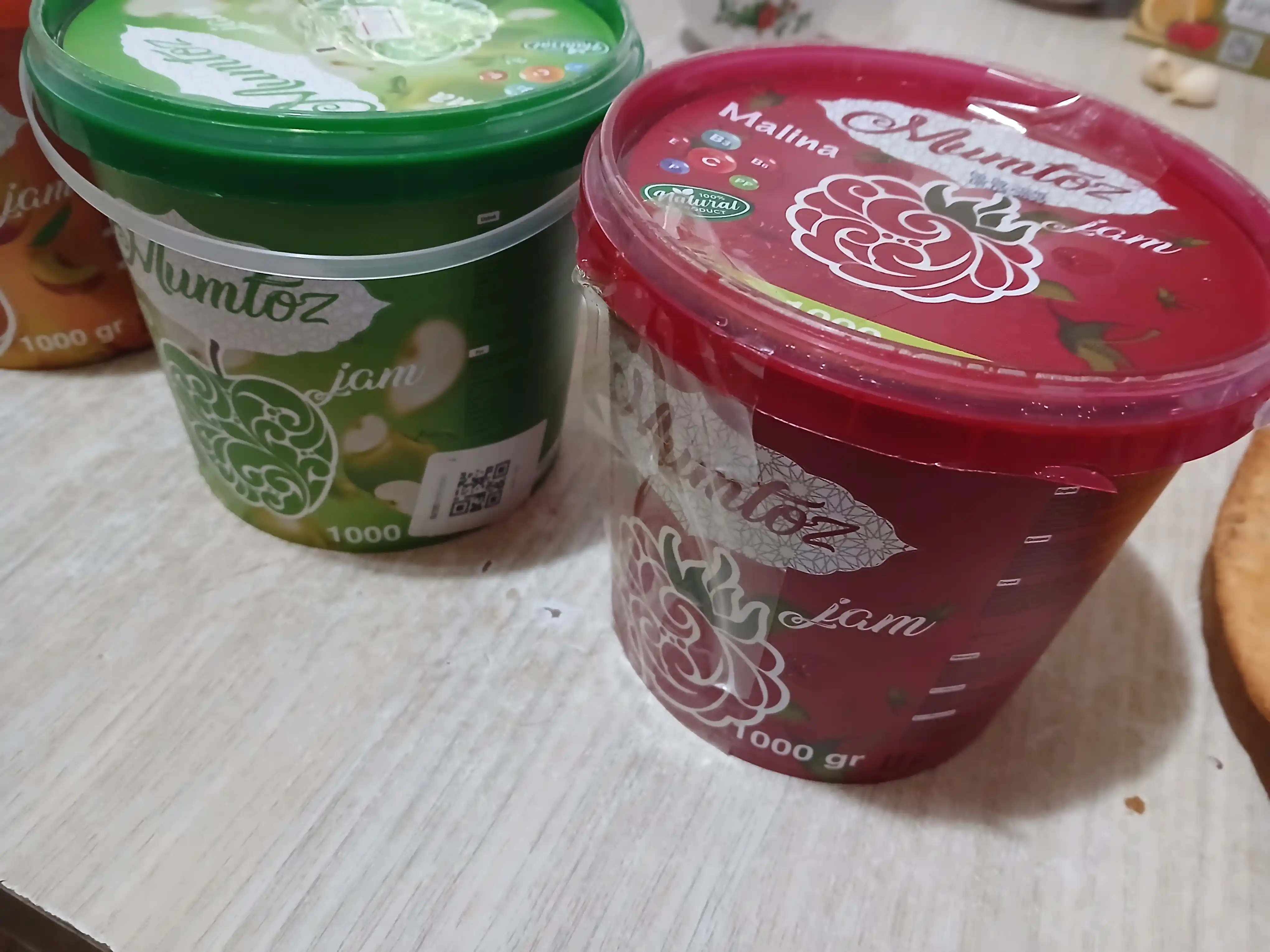 Malinali murabbo, 1000 g, "Mumtoz"