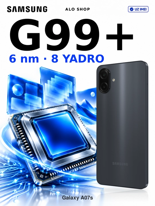 Smartfon Samsung Galaxy A07s, 4/128 GB, 6,7" 90 Hz, 50 MP, 5000 mAh