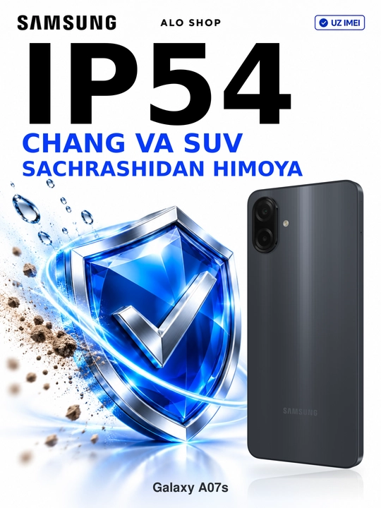 Smartfon Samsung Galaxy A07s, 4/128 GB, 6,7" 90 Hz, 50 MP, 5000 mAh