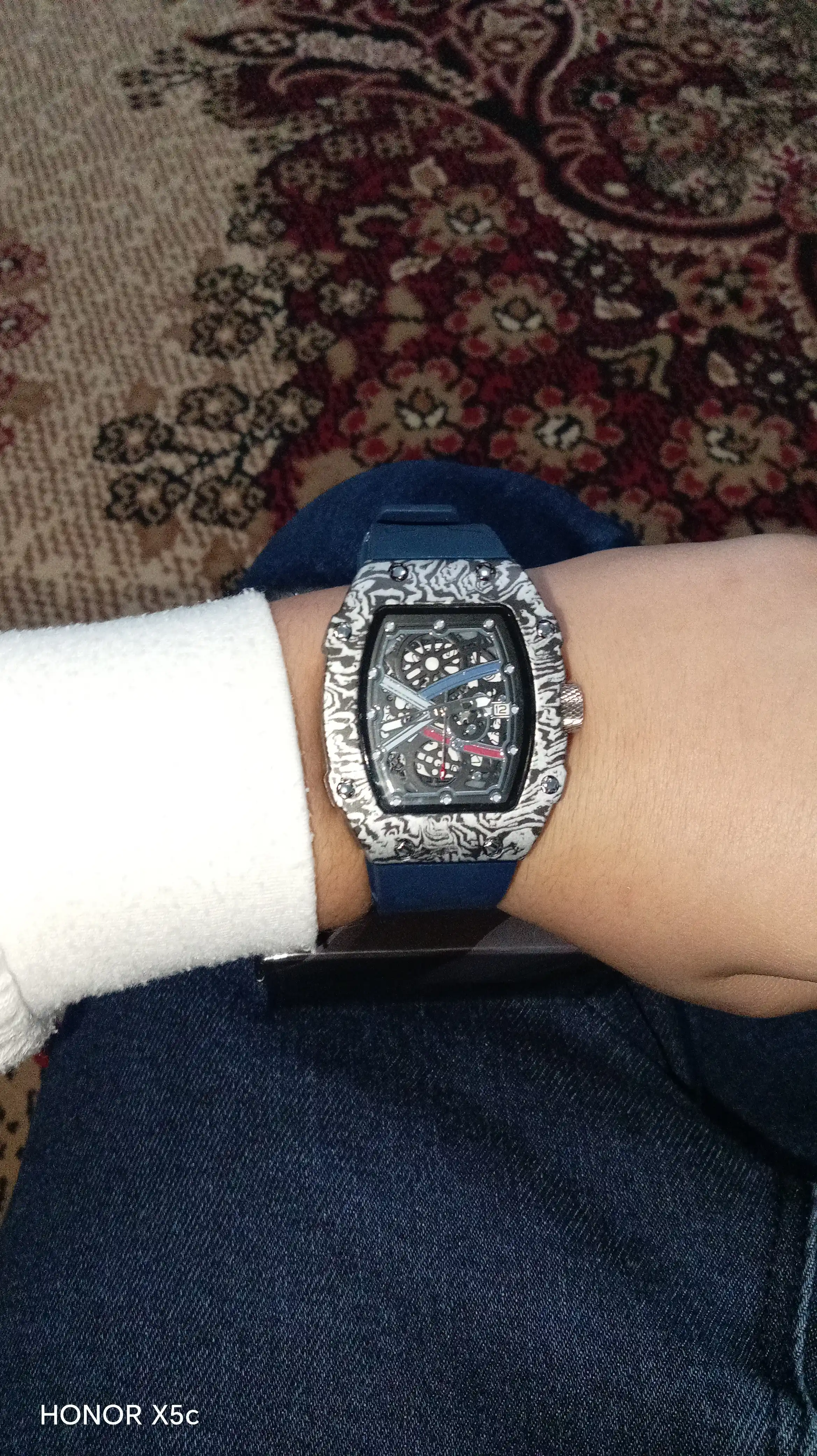 Мужские часы в стиле AULITER - Richard Mille, кварцевый механизм, в подарочной коробке