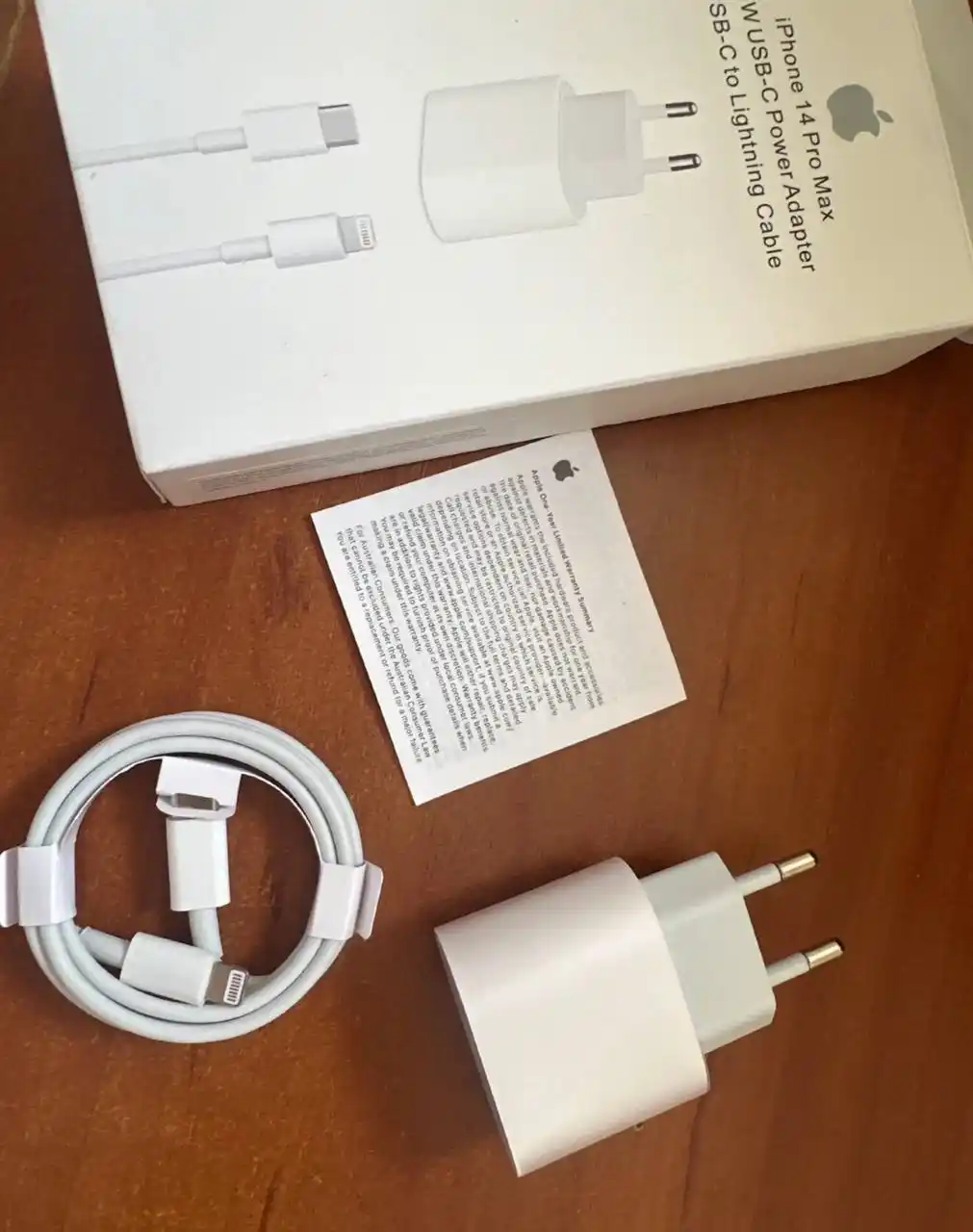 Зарядное устройство для iPhone, быстрая зарядка 25 Вт, с кабелем Type-C — Lightning