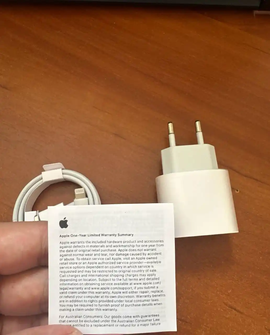 Зарядное устройство для iPhone, быстрая зарядка 25 Вт, с кабелем Type-C — Lightning