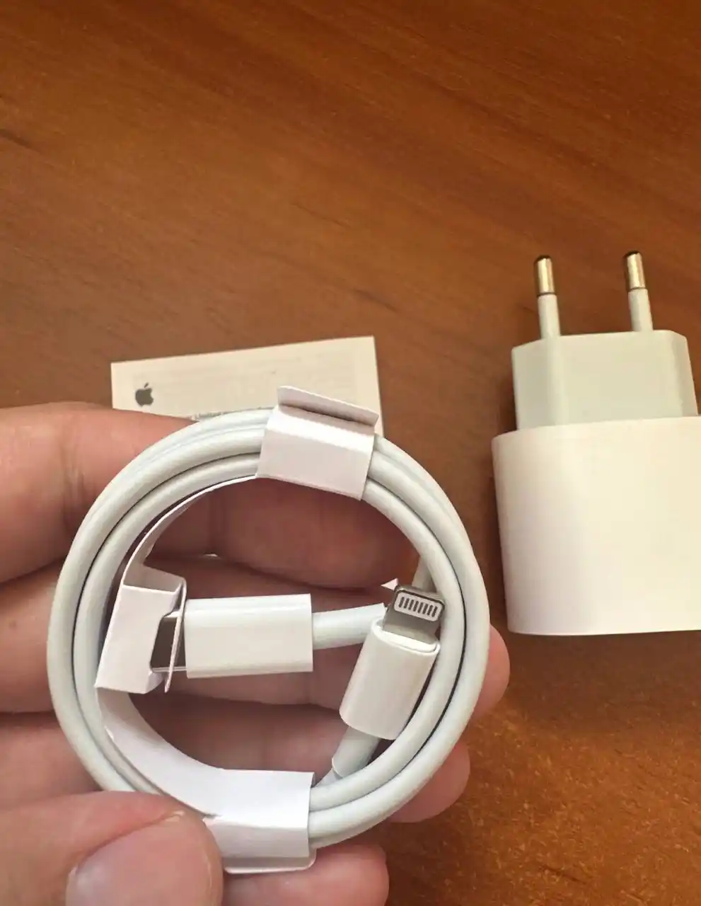 Зарядное устройство для iPhone, быстрая зарядка 25 Вт, с кабелем Type-C — Lightning