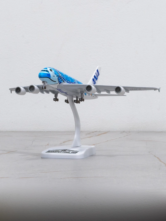 Модель самолёта Airbus A380, ANA All Nippon Airways, 20 см, Шасси, Металл+пластик - 