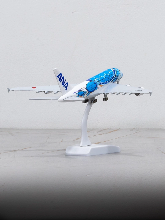 Модель самолёта Airbus A380, ANA All Nippon Airways, 20 см, Шасси, Металл+пластик