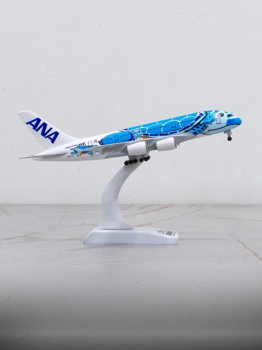 Модель самолёта Airbus A380, ANA All Nippon Airways, 20 см, Шасси, Металл+пластик