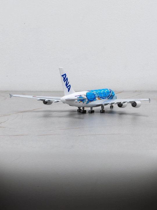 Модель самолёта Airbus A380, ANA All Nippon Airways, 20 см, Шасси, Металл+пластик