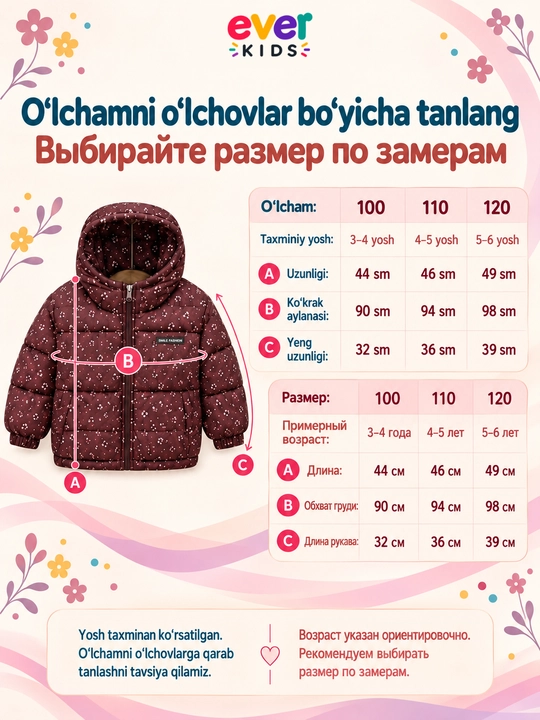 Детская куртка для девочек демисезонная, зимняя, утепленная