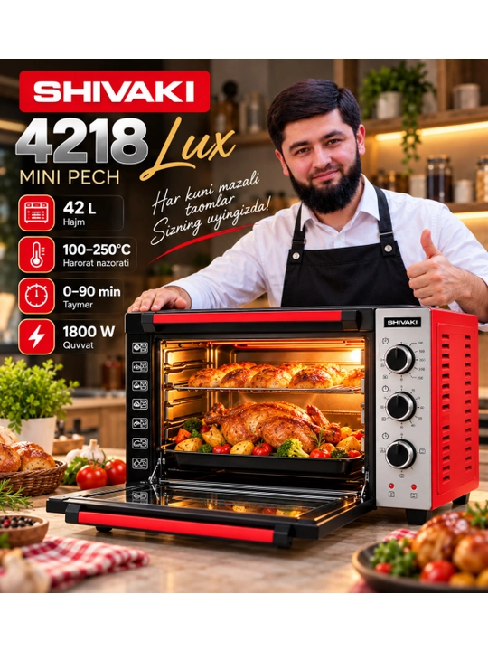 Shivaki 4218 LUX - elektr mini-pech