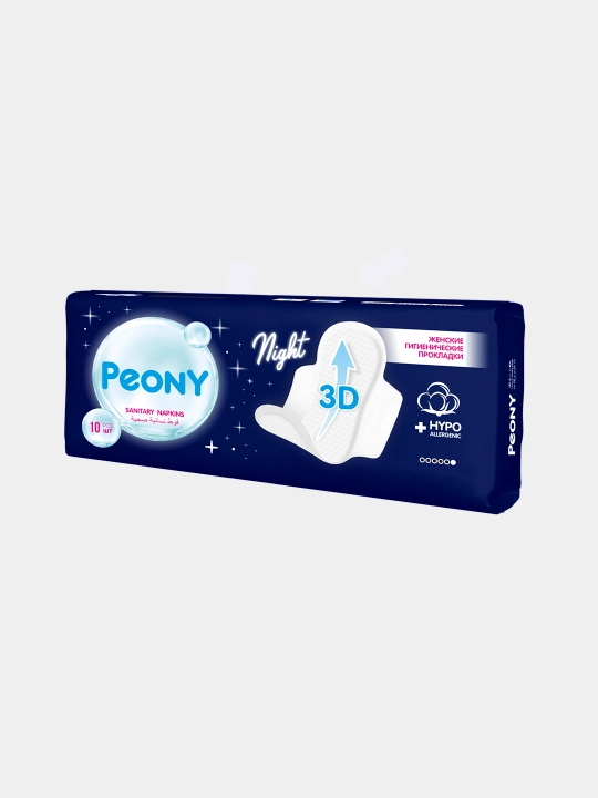 PEONY Night prokladkalari, 10 dona - 
