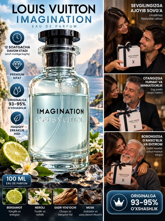 Мужские духи Louis Vuitton Imagination 100 мл духи для мужчин мужская парфюмерная вода