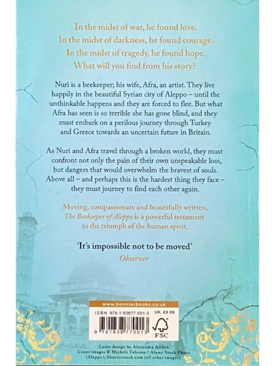 The Beekeeper of Aleppo. Christy Lefteri (ingliz tilida kitob)