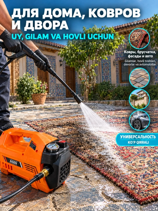Мойка высокого давления M6-1800W M7-2200W мойка авто