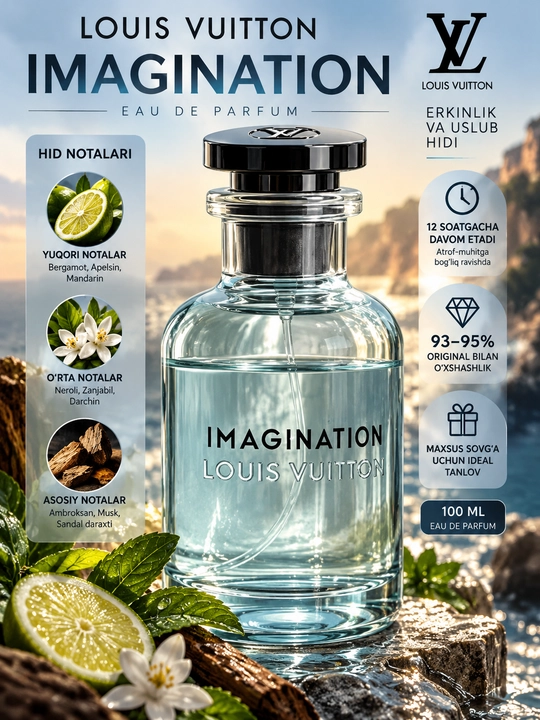 Мужские духи Louis Vuitton Imagination 100мл духи для мужчин мужская парфюмерная вода - 