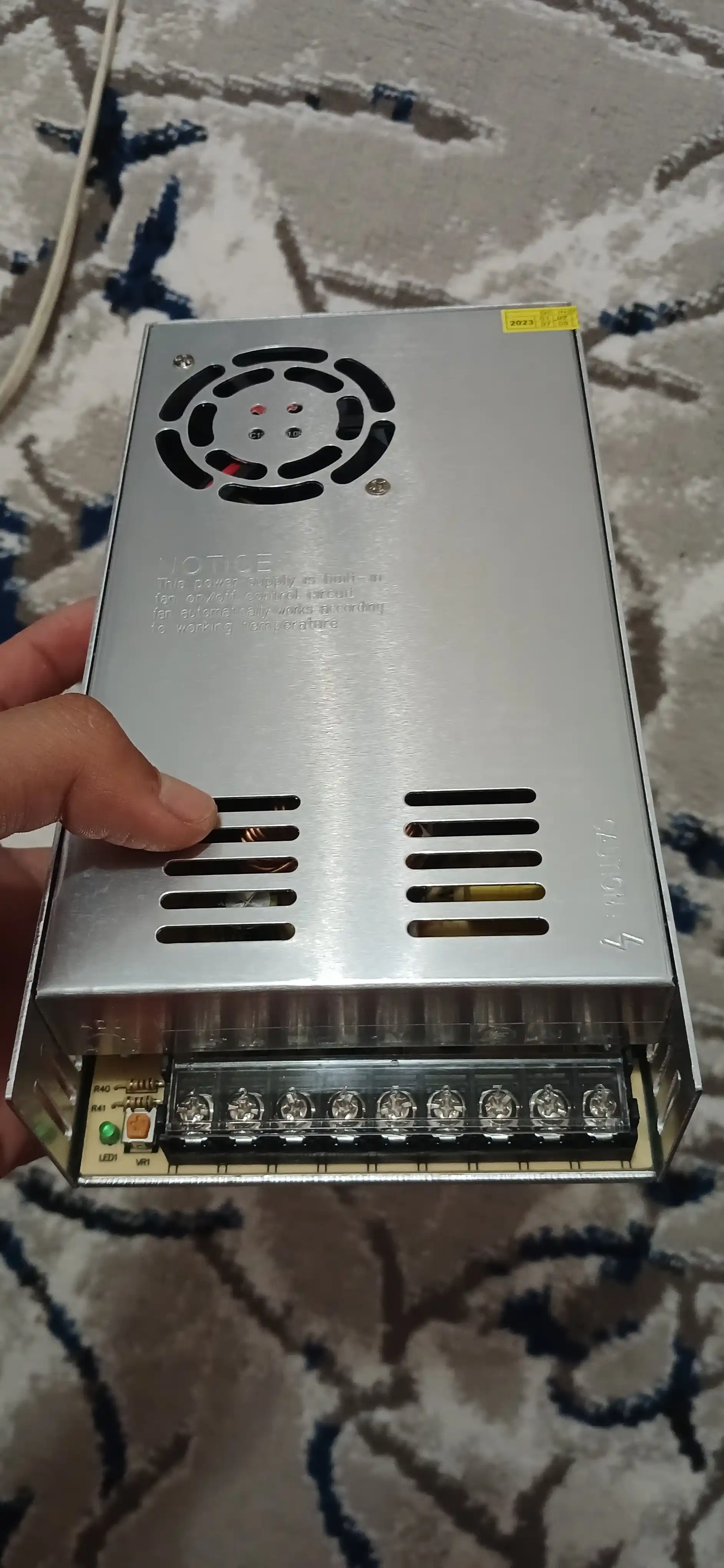 Блок питания импульсный 12V 40A 480W для LED ленты и видеонаблюдения