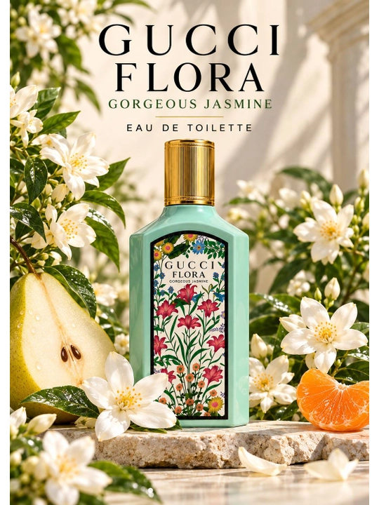 Gucci Flora Gorgeous Jasmine — женский парфюм, распив 5 мл и 10 мл - 