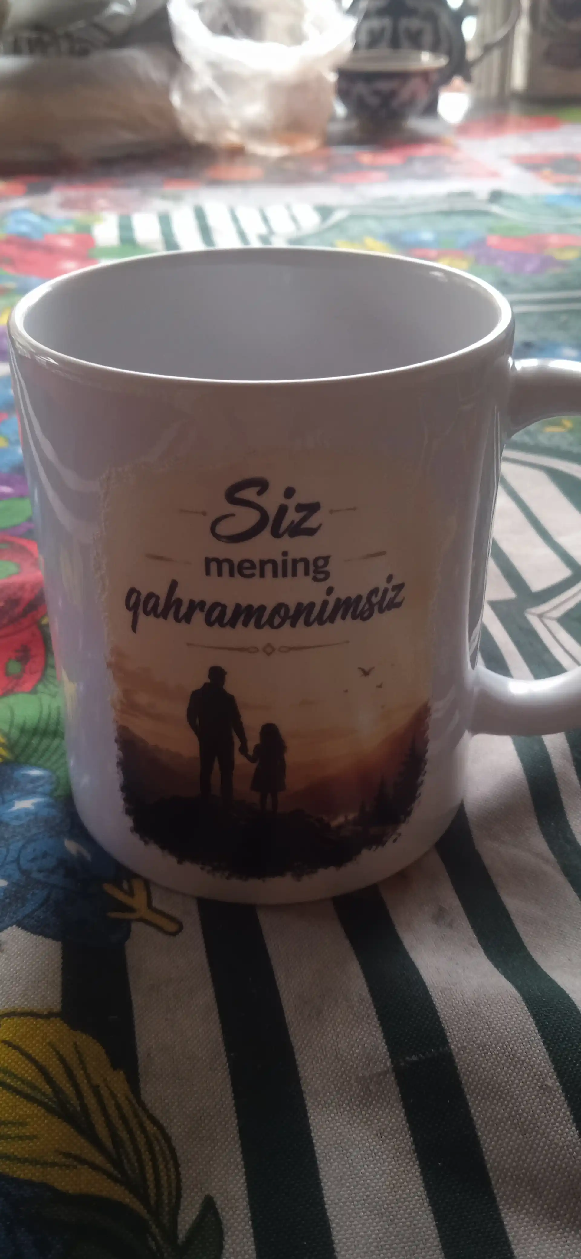 Ona, ota, buvi, opa, aka uchun sovg‘a krujka yozuvli keramik krujka, yaqin inson uchun sovg‘a