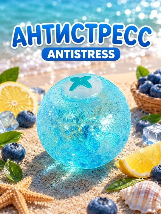 Antistress skvishi saryog' va meva shaklidagi bolalar o'yinchoqlari - 