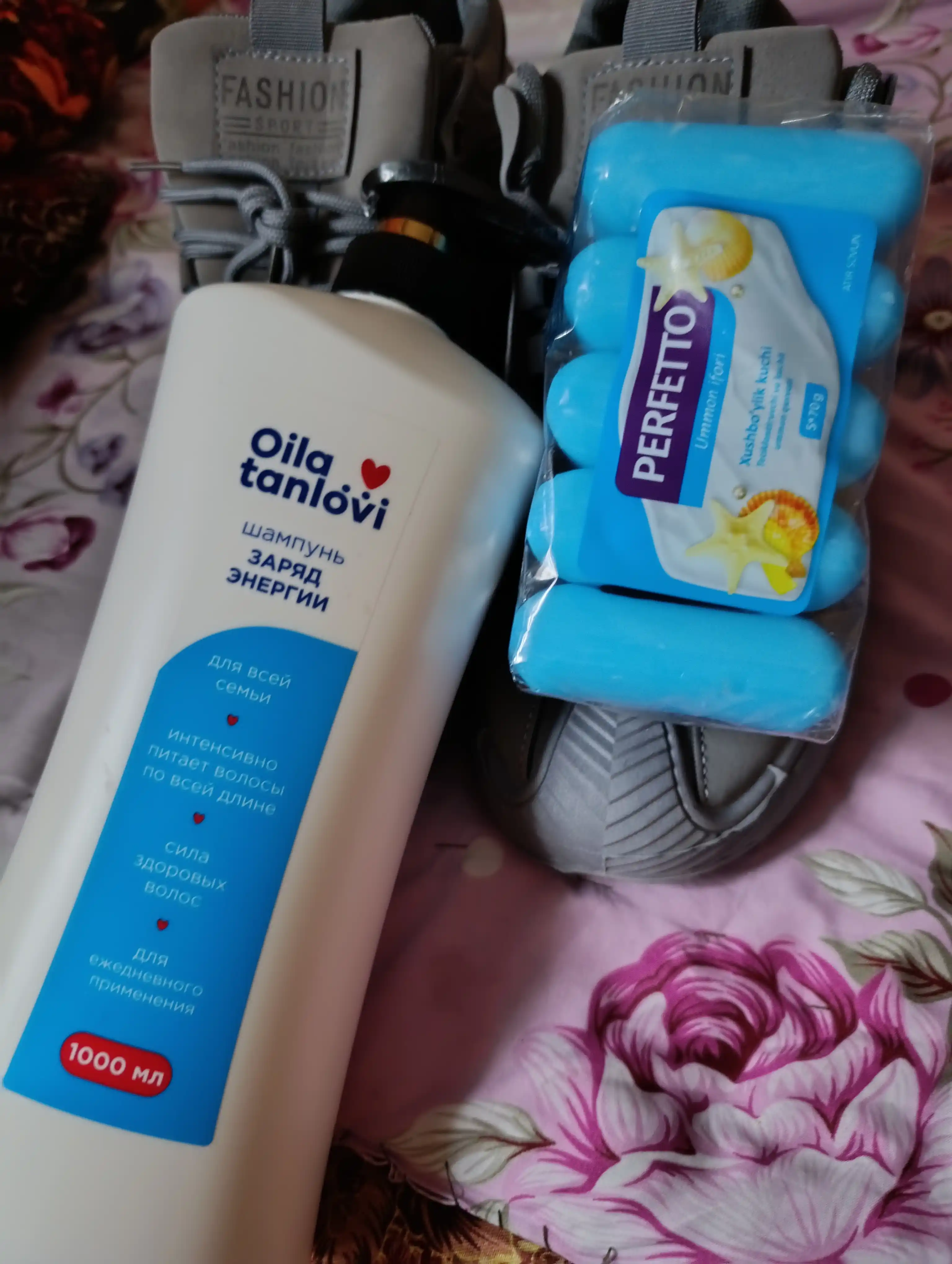 Shampun Oila Tanlovi, "Obyem i Ukhod", 1000 ml