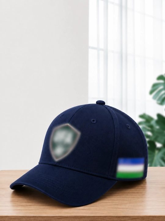 O‘zbekiston gerbli baseball kepka UFA logotipli qora Kundalik va sport uchun - 