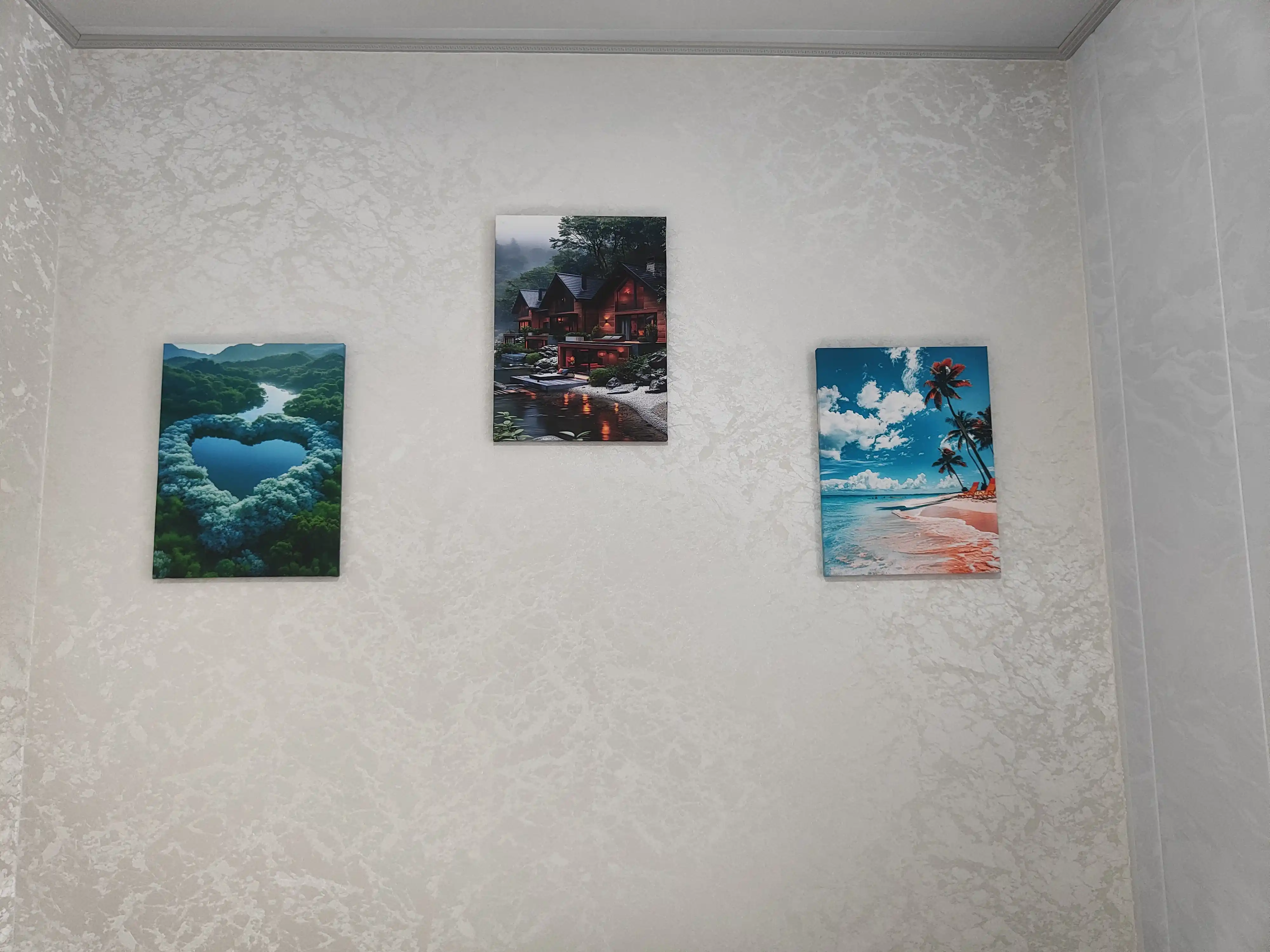 ARTERY devoridagi interyer rasmi, kanvasga bosma, ramka ostidagi poster